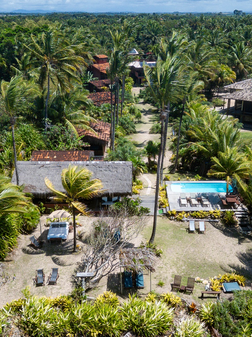 foto drone de frente terreno